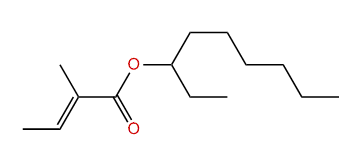 Nonan-3-yl (E)-2-methyl-2-butenoate